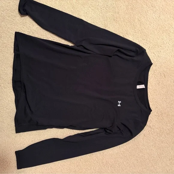 Under Armour Women's Black HeatGear Compression Long Sleeve - Picture 2 of 3